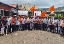 वाई ; मुंबई येथे उपोषणासाठी बसलेल्या आंदोलकांना अन्न पाण्याची रसद रवाना