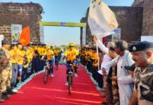 “वंदे मातरम कोस्टल सायक्लोथॉन 13 रोजी गुहागर समुद्रकिनारी