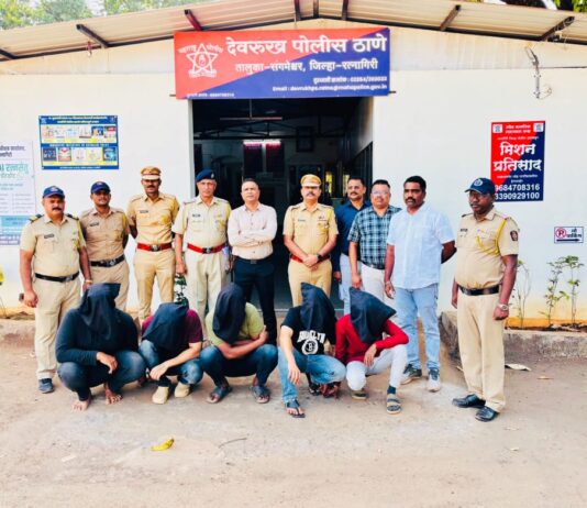 आंबा घाट दरोडा प्रकरण ; पाच आरोपींना अटक करण्यात पोलिसांना यश