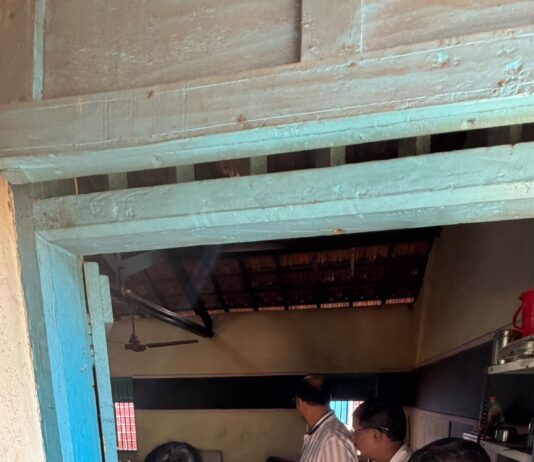 वेळंब घाडेवाडी शाळेत कुकरचा स्फोट; ग्रामस्थांच्या प्रसंगावधानामुळे मोठा अनर्थ टळला, सभापती प्रणव पोळेकर तात्काळ घटनास्थळी